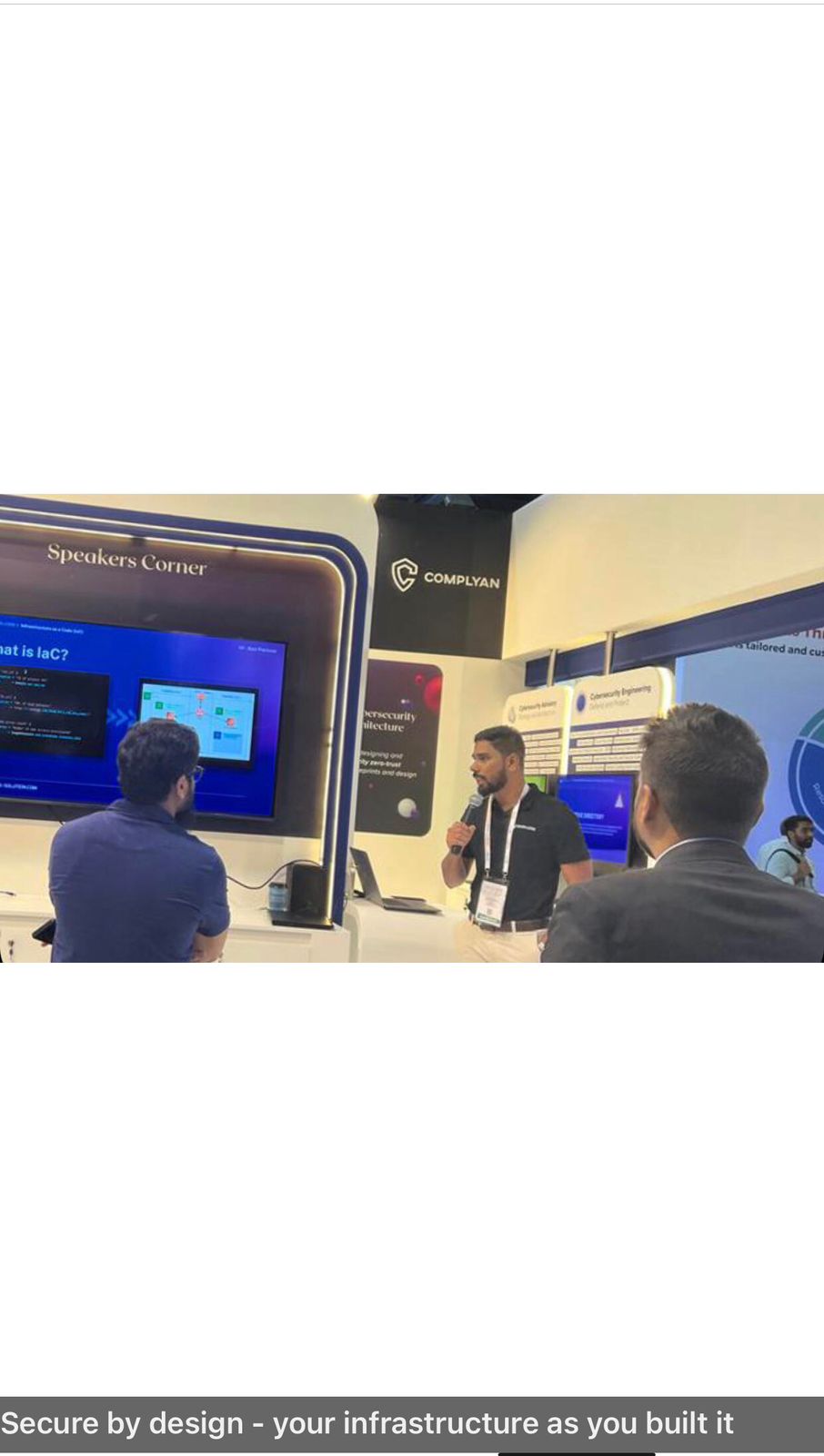 Umar speaking at GITEX Global 2022 — Secure by Design